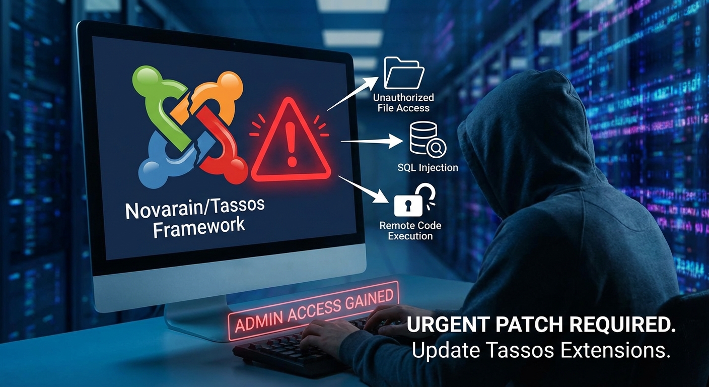 ช่องโหว่ Joomla Novarain/Tassos Framework เปิดช่อง SQL Injection และการอ่านไฟล์โดยไม่ได้รับอนุญาต