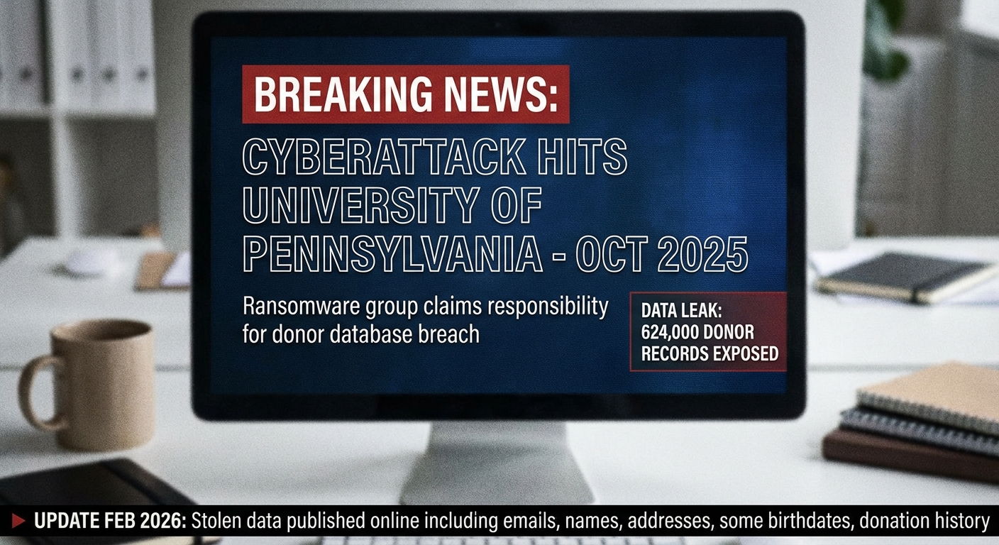 ข้อมูลรั่วไหลของ University of Pennsylvania