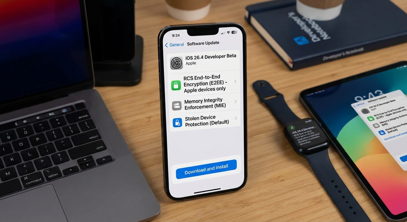 Apple กำลังทดสอบระบบเข้ารหัสแบบ End-to-End สำหรับข้อความ RCS ใน iOS 26.4 Developer Beta