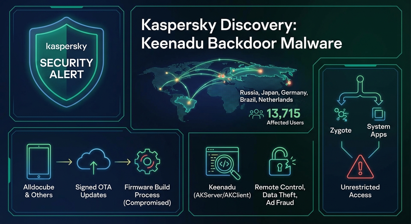 Keenadu Firmware Backdoor ติดแท็บเล็ต Android ผ่านการอัปเดต OTA ที่มีการลงนามถูกต้อง