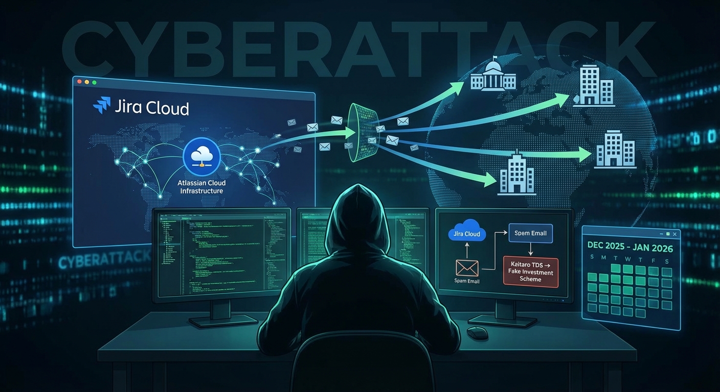 Cybercriminals Leverage Atlassian Cloud for Spam Campaigns Redirecting Targets to Fraudulent Investment Schemes