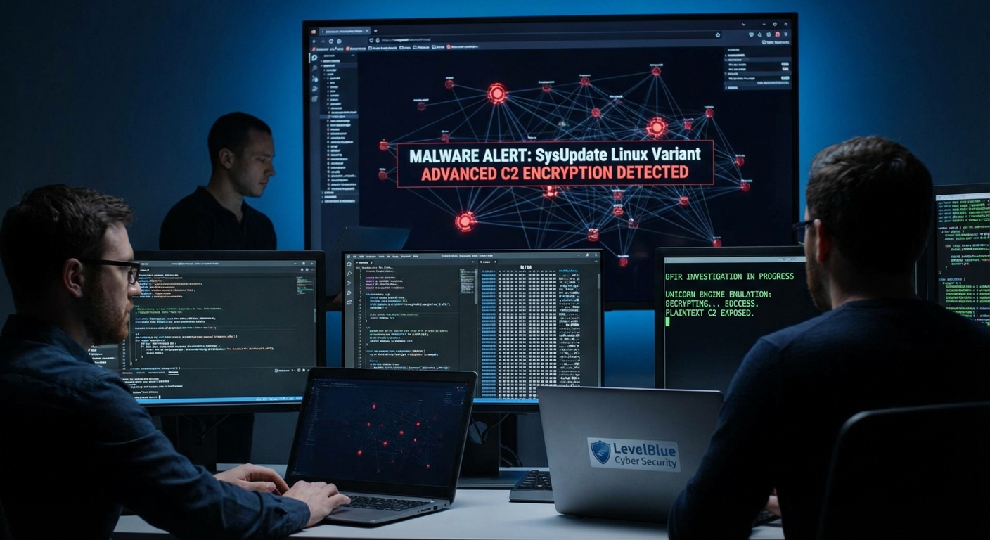 พบมัลแวร์ SysUpdate สายพันธุ์ใหม่และเครื่องมือสำหรับถอดรหัสทราฟฟิก C2 แบบเข้ารหัสของ Linux