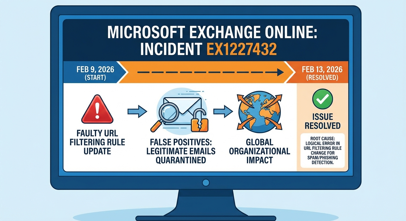 Microsoft 365 Exchange URL Filtering Update Quarantines Legitimate Emails as Phishing